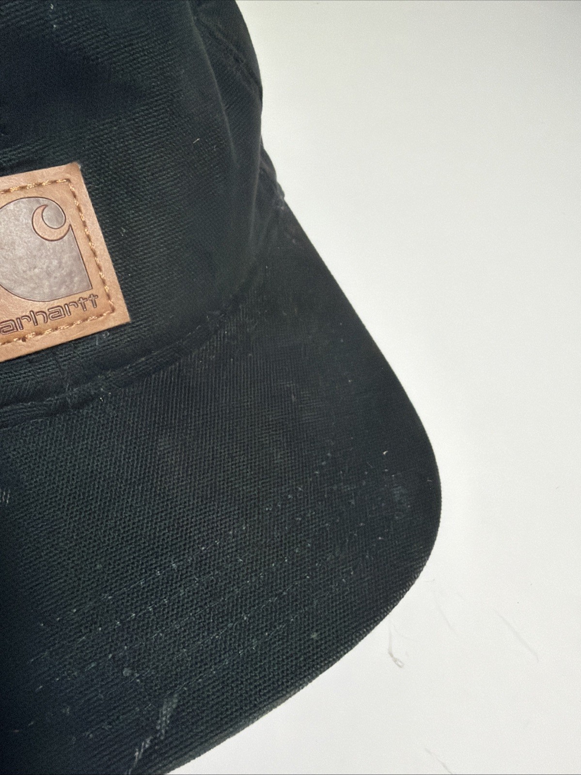 Carhartt Strapback Hat Black Hook Loop Adjustable… - image 5