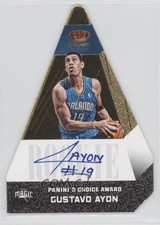 2012-13 Preferred Panini's Choice Award Rookies Gold 9/10 Gustavo Ayon Auto 9ih