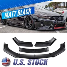For Nissan Maxima Corolla S Front Bumper Lip Splitter Spoiler Matte Black