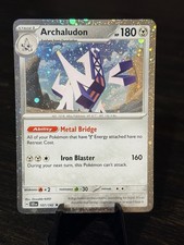 Pokémon TCG Stellar Crown Archaludon 107/142 Cosmos Holo Blister Exclusive NM