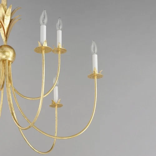 Maxim 2889 Paloma 9 Light 36"W Taper Candle Style Chandelier - Gold - Picture 3 of 9