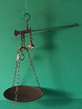 VECCHIA BILANCIA PESA STADERA FERRO BATTUTO ROMANO IN FERRO BATTUTO 11 KG. DG29