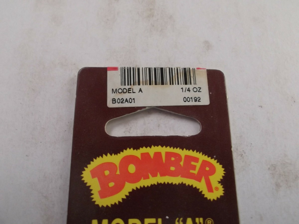 Bomber Shallow A Crankbait Vintage 1995 - Esche Da Pesca Hard-to-Find, Colori Arancione E Marrone