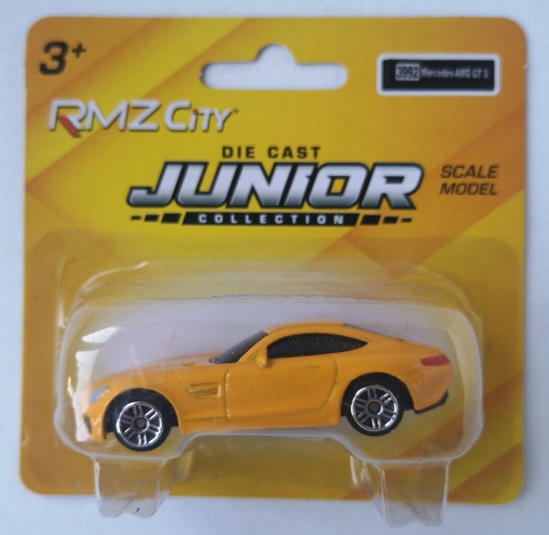 Mercedes-Benz AMG GT S yellow RMZ City 1/64 car scale matchbox