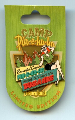 DLR Disney Camp Pin-e-ha-ha Take a Hike Ranger Jessica Rabbit Slider LE ...