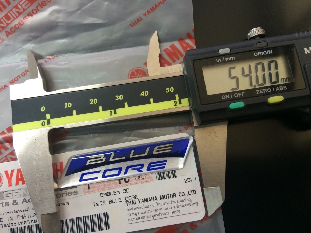 Bluecore Sticker Blue Core Yamaha Logo Yamaha BLUE CORE Engine Improves Fuel Efficiency