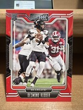 2022 Panini Chronicles Playbook Draft Picks Football Desmond Ridder RC Card #7