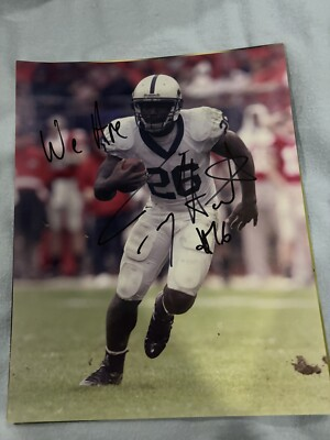 #ad #ad Tony Hunt SIGNED Penn State Nittany Lions We Are 8X10 PHOTO COA $25.00