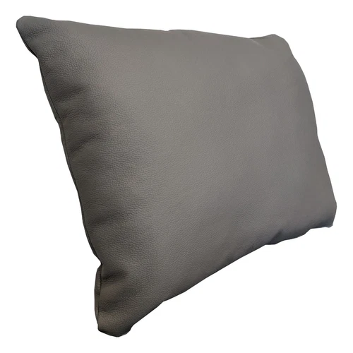 Grey real leather decorative cushion real leather cushion back cushion sofa couch armchair