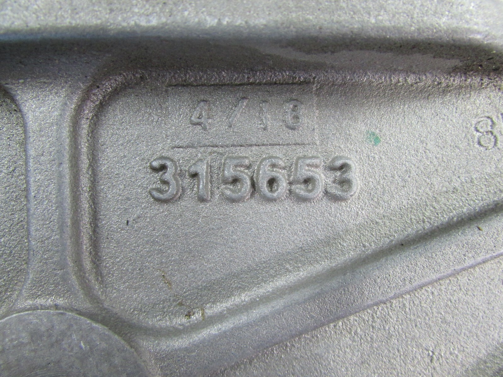 Ferrari 488, RH, Right Transmission Oil Heat Exchanger Bracket, Used, P/N 315653
