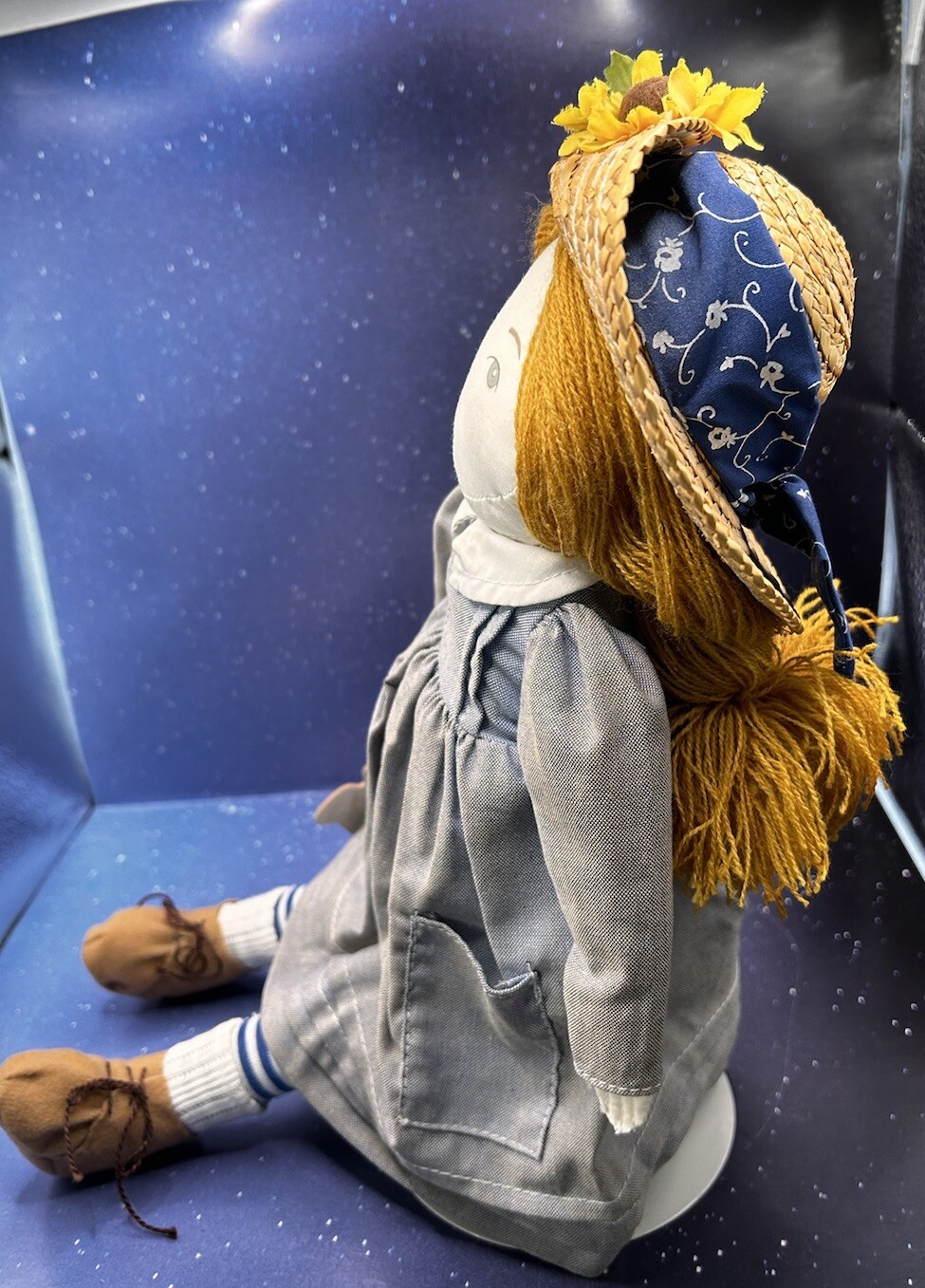 Hallmark POUPEE Spoonful of Stars Becky Kelly Cloth Rag Doll With Tag 16 in