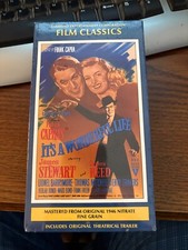 Its A Wonderful Life VHS, 1990 Diamond Entertainment Classic B/W Jimmy Stewart