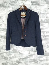 Jack Wills Blazer Size 8 Moon Tweed Jacket Us 4 Blue