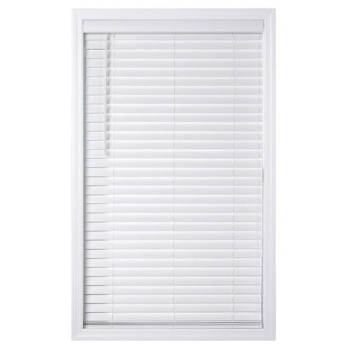 2" Cordless Faux Wood Horizontal Blinds, White, 23" W X - Picture 12 of 12