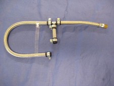 MG  NEW MGB FLEXI FUEL PETROL HOSE AND T PIECE ENGINE BAY C/B  w2b