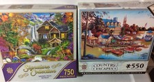 Master Pieces 2 550 750 Piece Puzzles Country Escapes Signature Collection