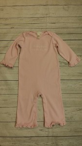 Pottery Barn Kids 12 18 Month Girl Sleeper Romper One Piece Pink