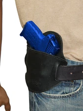 New Barsony Black Leather Belt Slide Holster Kel-Tec Taurus Sccy 380 Ultra Comp