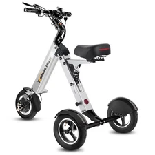 Topmate ES32 Electric Tricycle for Adult, Foldable 3 Wheel Mobility Scooter