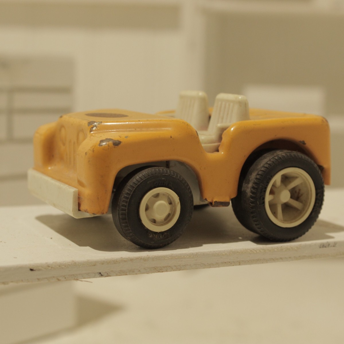 Vintage 1970s Tonka Orange Jeep 3.5 