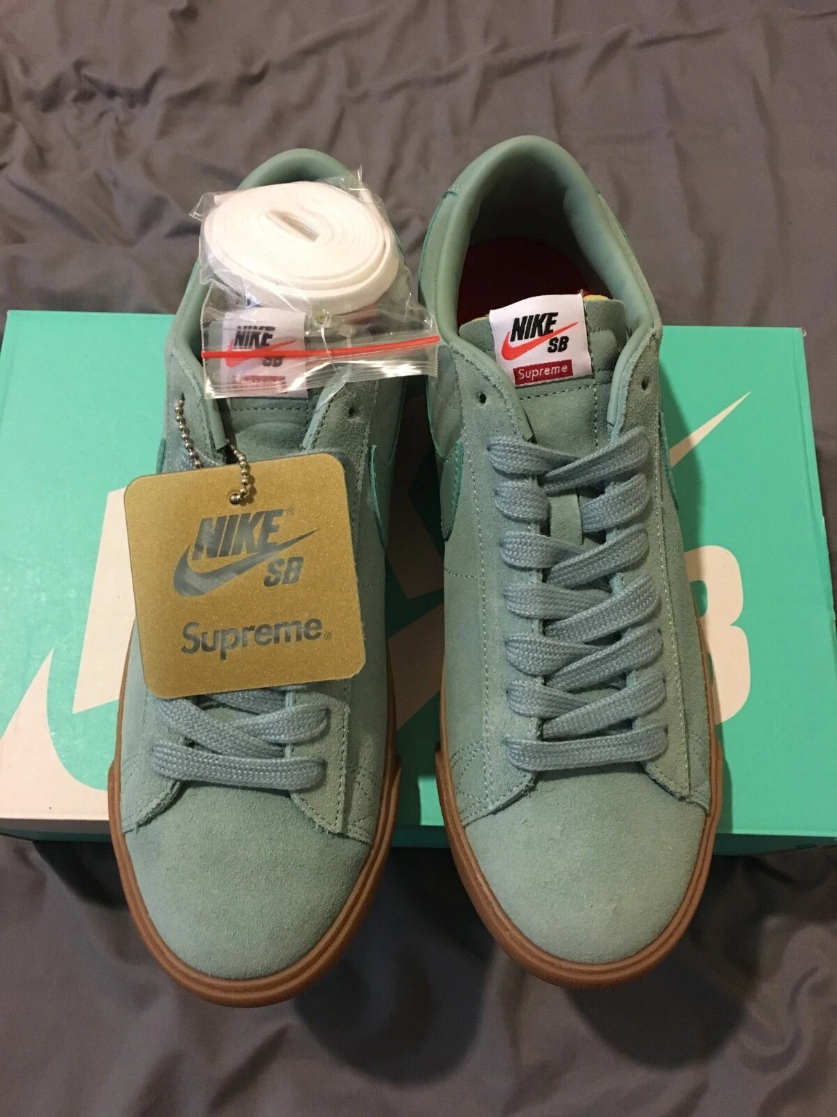 Taille 8   Nike Supreme x SB Blazer GT QS Low Cannon