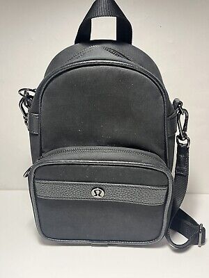 Lululemon Now and Always? Convertible Bag *Mini Black Backpack Crossbody 