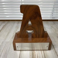 Wooden Alphabet  Letter A  Free Standing Craft Project Please Read 