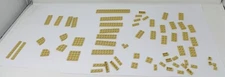 LEGO Parts Pieces 3020 3034 2x4, 2x6, 2x8, 1x2, 1x3, 4x4 PLATES - TAN - QTY 64
