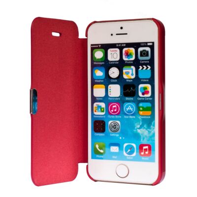 Flip Cover Schutzhülle Slim Case Handyhülle Bookstyle für Apple iPhone 5 / 5s / 