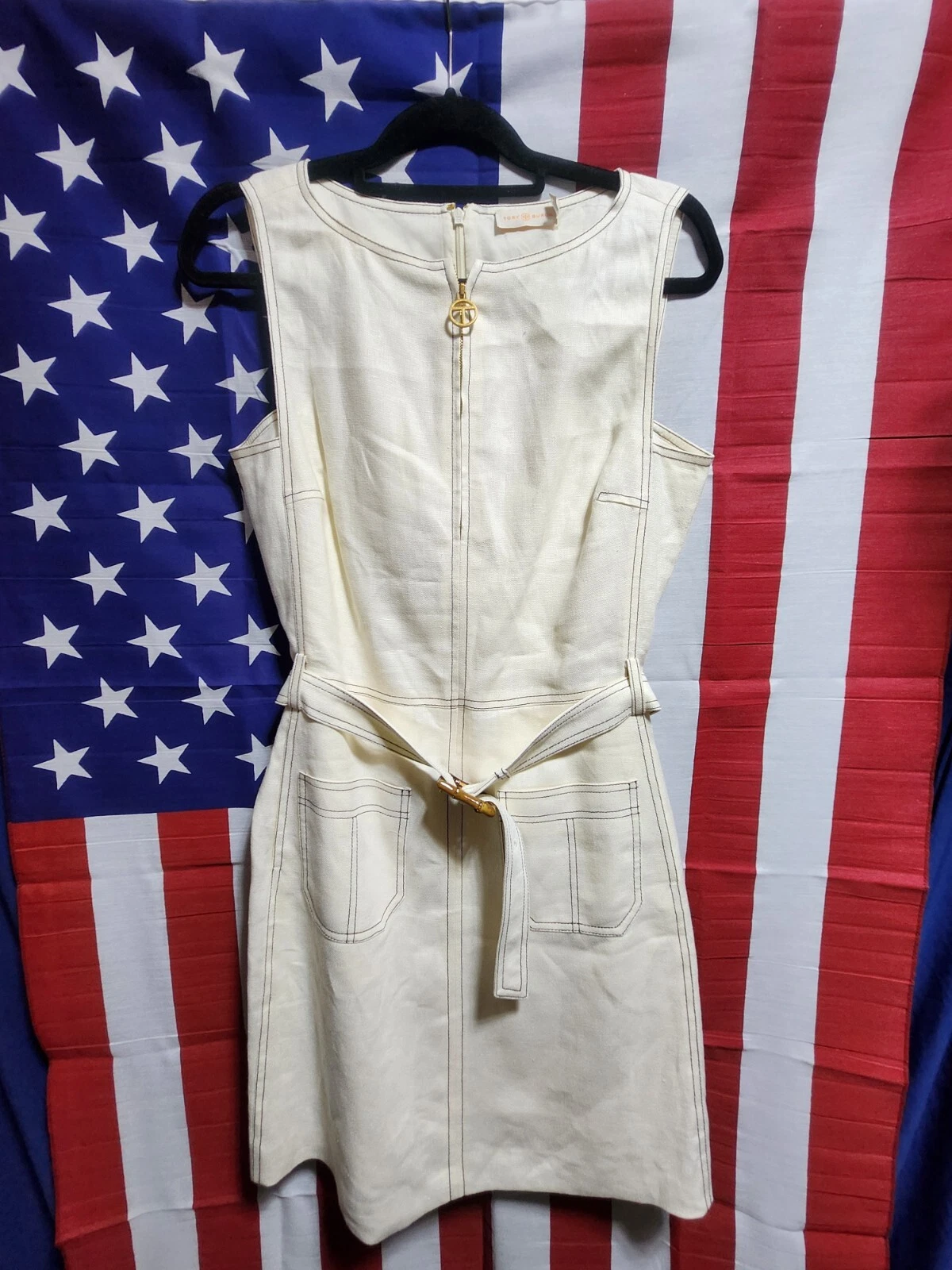 abito di lino tory burch 8