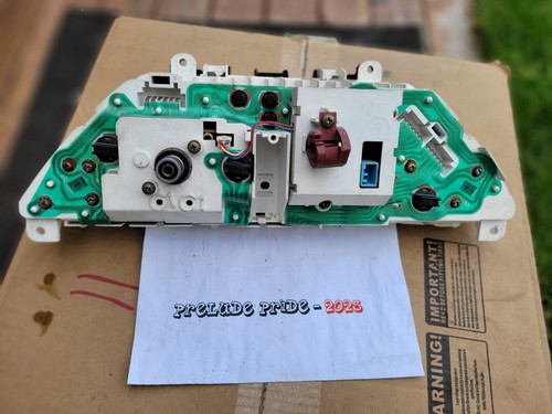 1985 honda Civic CRX instrument cluster odometer gauges First Generation - Picture 5 of 7