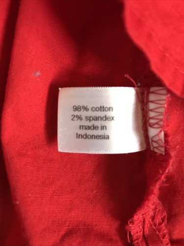 Women's Lane Bryant Lipstick Red Cap Sleeve Cotton Top Shirt Plus Size 26 GREAT! - Picture 4 of 4