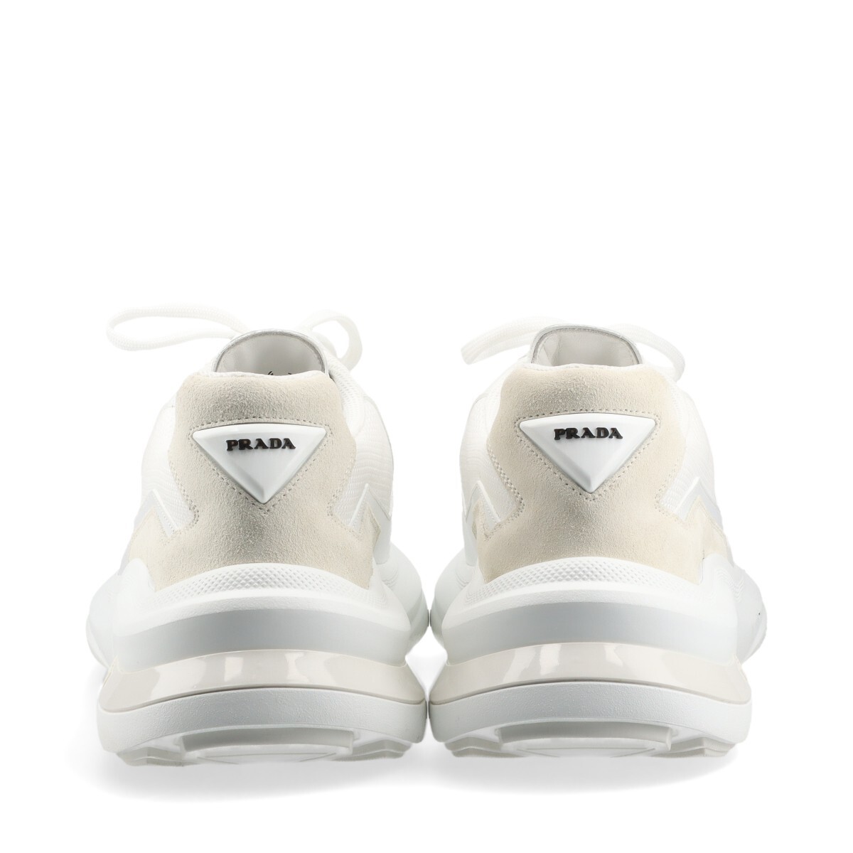 Prada systems 23AW Mesh x leather Sneakers 10 Men's White Prada systems 23AW Mesh x leather Sneakers 10 Men's White