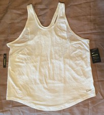  35 Womens Nike 10K Jacquard Scoop Neck Running Workout Tank Top Blue Size XXL