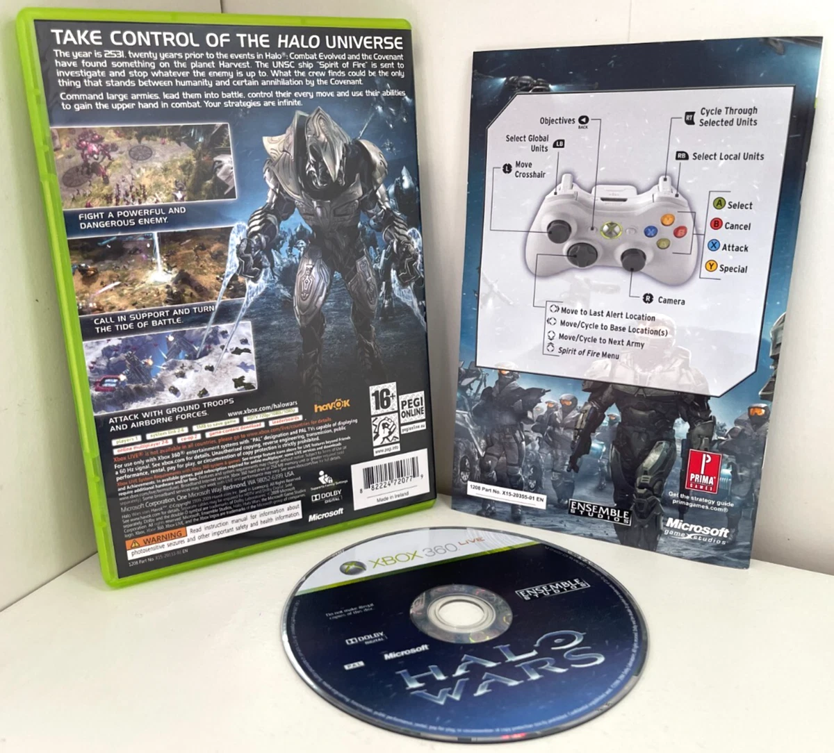 CASI COMO NUEVO (XBOX 360) Halo Wars - Envío el mismo día - UK PAL