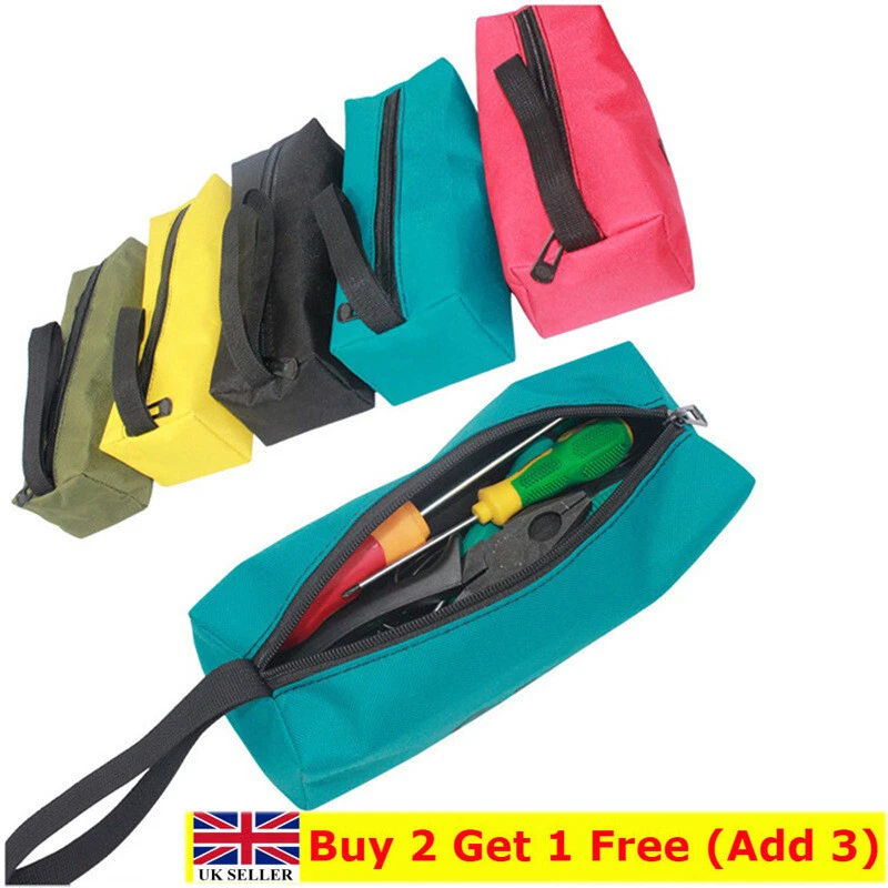 Oxford Tool Storage Bag Spanner Case Carry Bag Pouch Zip Pocket Organizer Box.UK