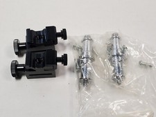 Lot of 2 Metal Flash Holder Shoe  2 Threaded Screw Adapter 1/4 to 3/8