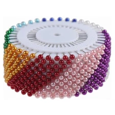 480pcs Straight Pins w/ Pearlized Ball Head for Sewing Quilting Decoration B488