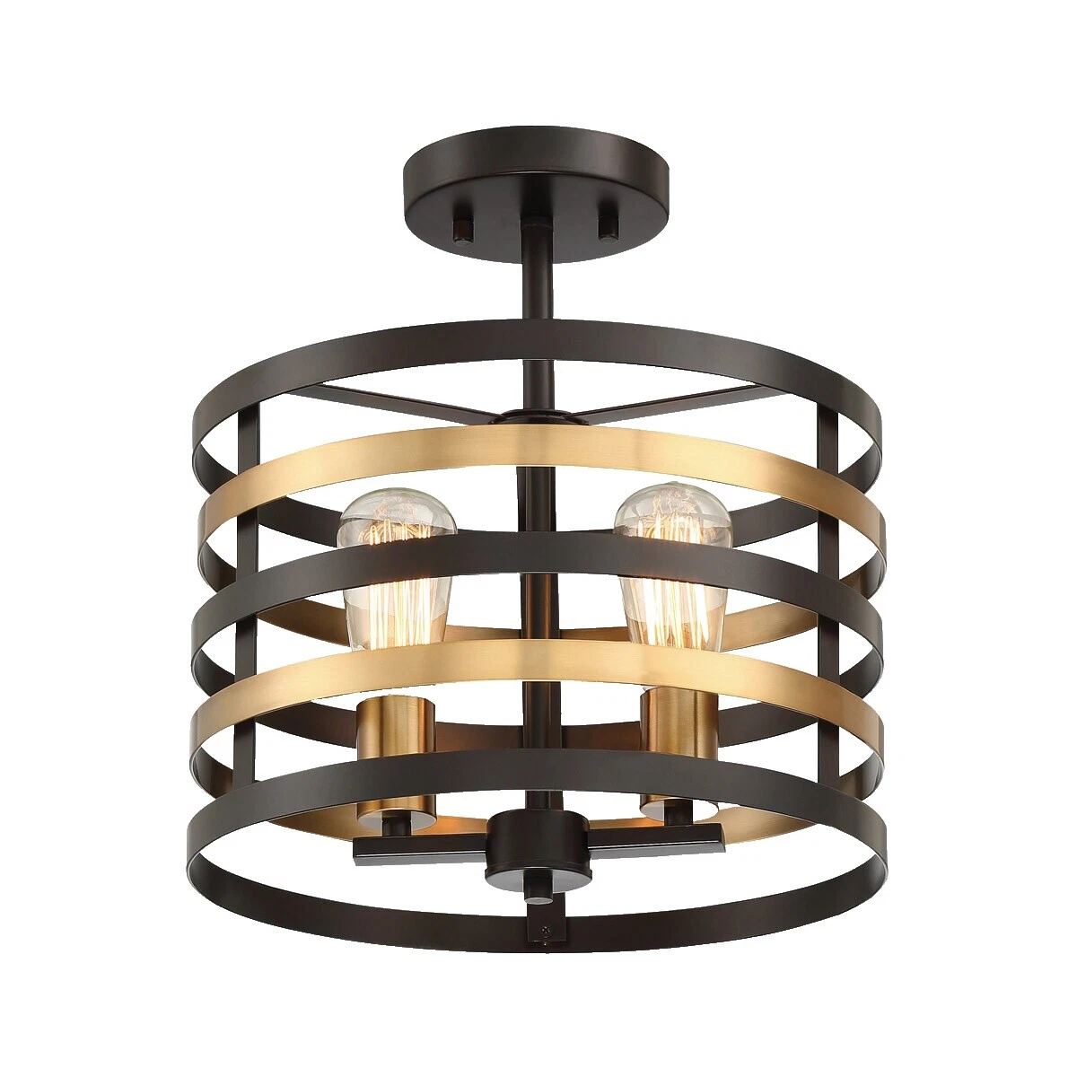 Candelabros de latón Designers Fountain marrón y Lámparas de techo