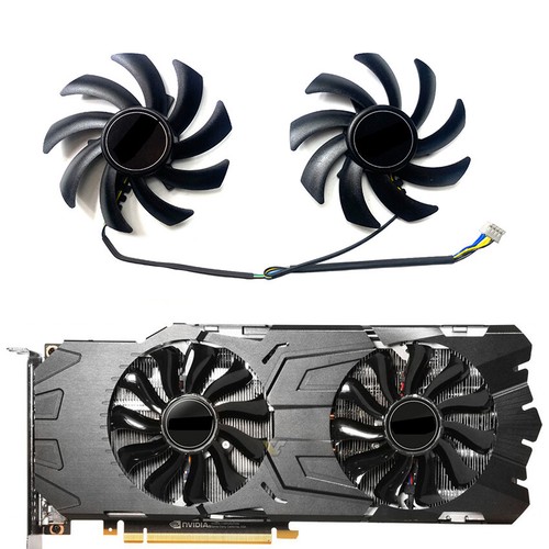 Graphics Card Fan GPU Cooling Fan for GALAX GTX1080ti EXOC Replacement Cooler - Bild 4 von 7