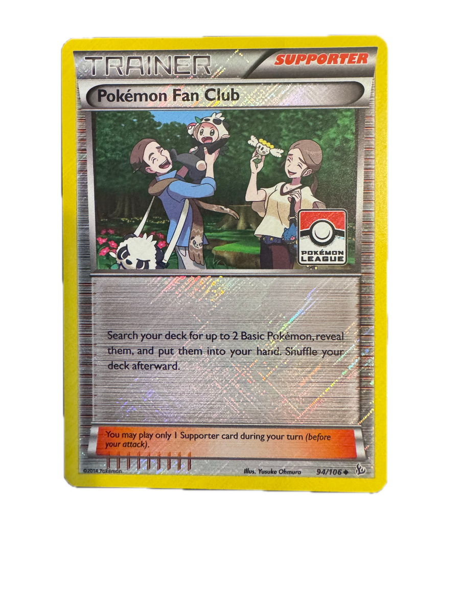 pokemon fan club card Pokemon - Pokemon Fan Club (Pokemon League) - 94/106 - Promo Stamped