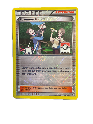 pokemon fan club card value Pokemon - Pokemon Fan Club (Pokemon League) - 94/106 - Promo Stamped