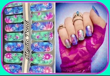 Color Nail Polish Strips, 16ct. Custom  Mystic Pond. Read Description Below