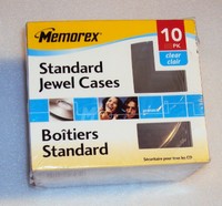 Memorex Standard Jewel Case 10 Pack 10mm Sealed Replacement Cases For Dvd Cd Memorex Standard Jewel Case 10 Pack 10mm Sealed Replacement Cases For Dvd Cd
