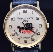 Vtg TIMEX Fleischmann’s Yeast America's Favorite Since 1868 NEW BATTERY & BAND