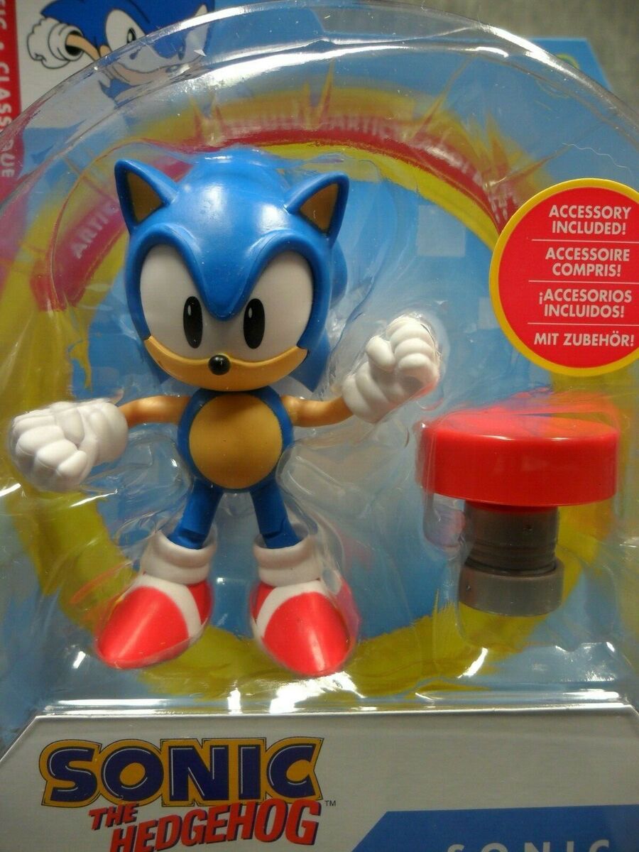Jakks Pacific NEW * Sonic with Spring * Sonic the Hedgehog 4 Jakks Pacific NEW * Sonic with Spring * Sonic the Hedgehog 4