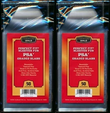 50 CBG Max Pro Perfect Snug Fit Graded Card Sleeves Bags - PSA Size - No Logo