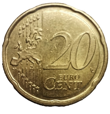 SPAIN 1999 VERY RARE 20 Euro Cents Coin for COLLECTORS AND SELLERS