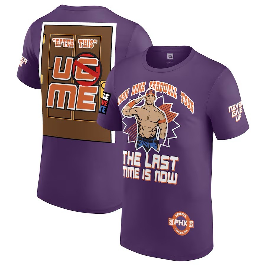 WWE AUTHENTIC John Cena Farewell Tour 2025 Phoenix ARIZONA Purple