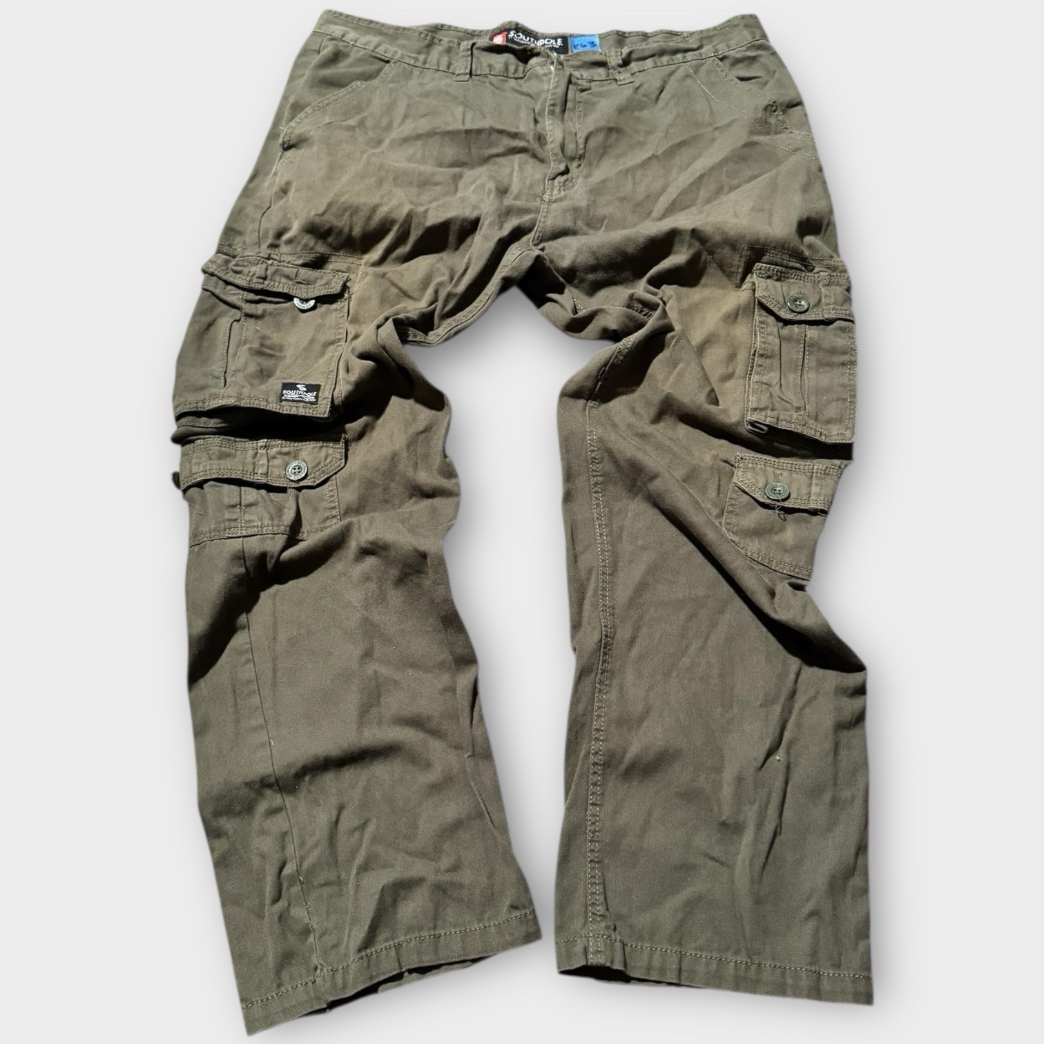 Mens 38 Army Green Joggers Authentic Collection